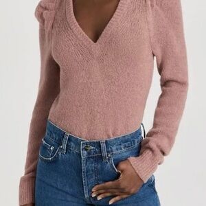 Nation LTD Rose V-Neck Women's Sweater